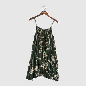 Angie Mini Green Floral Dress